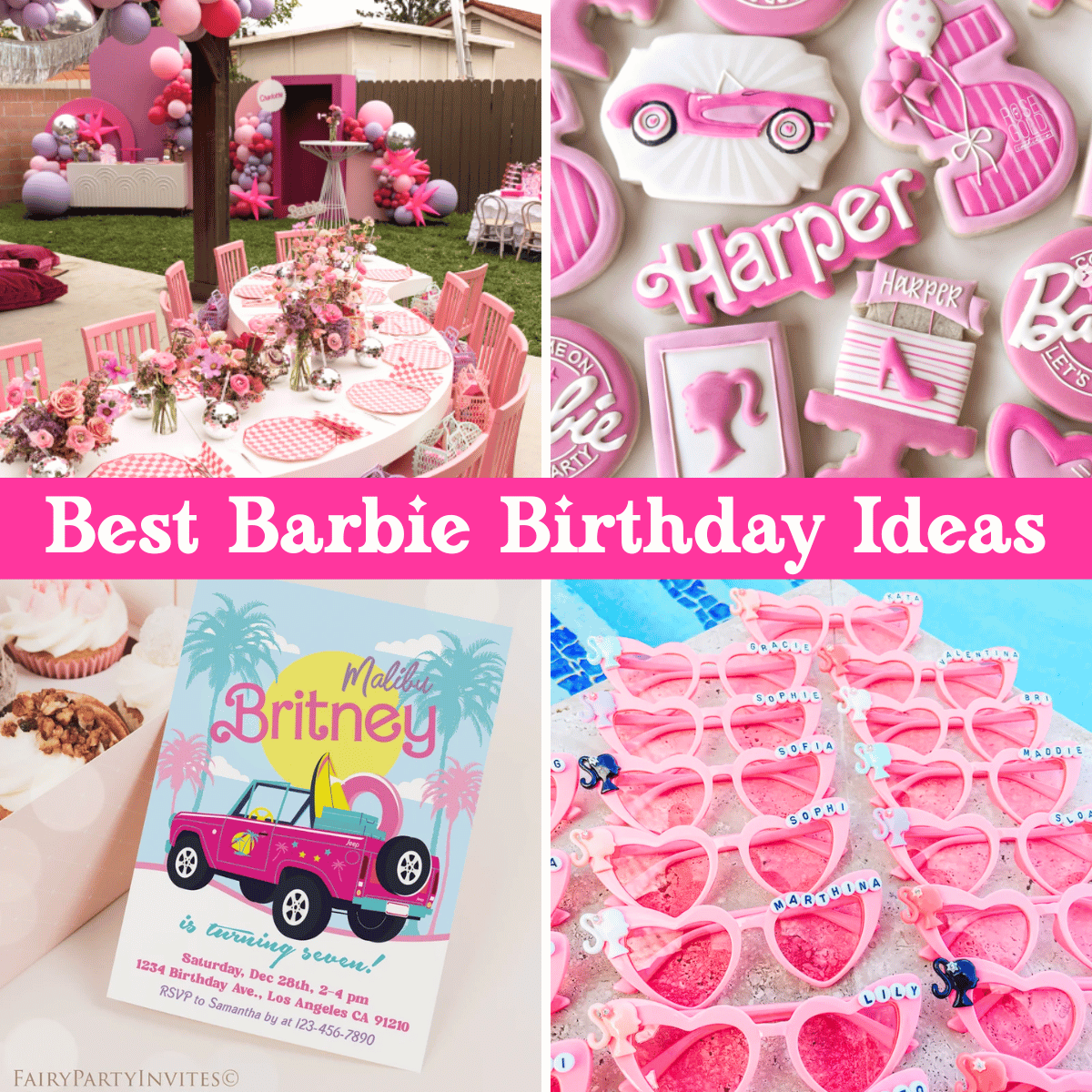 38+ Totally Glam Barbie Birthday Party Ideas