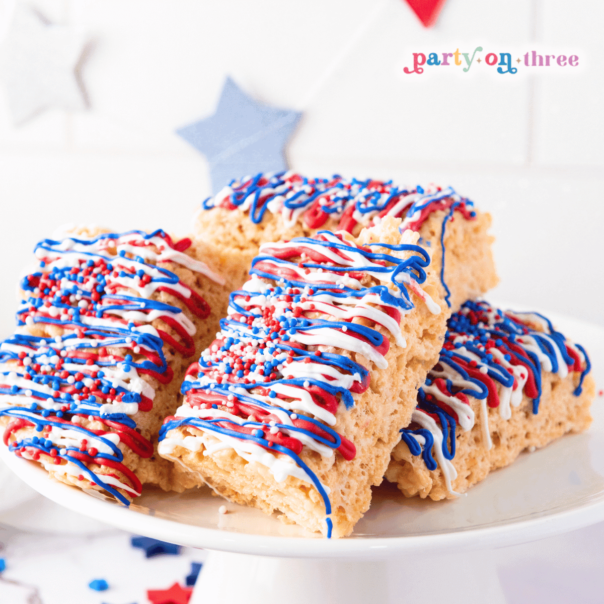 4th of July Rice Krispie Treats