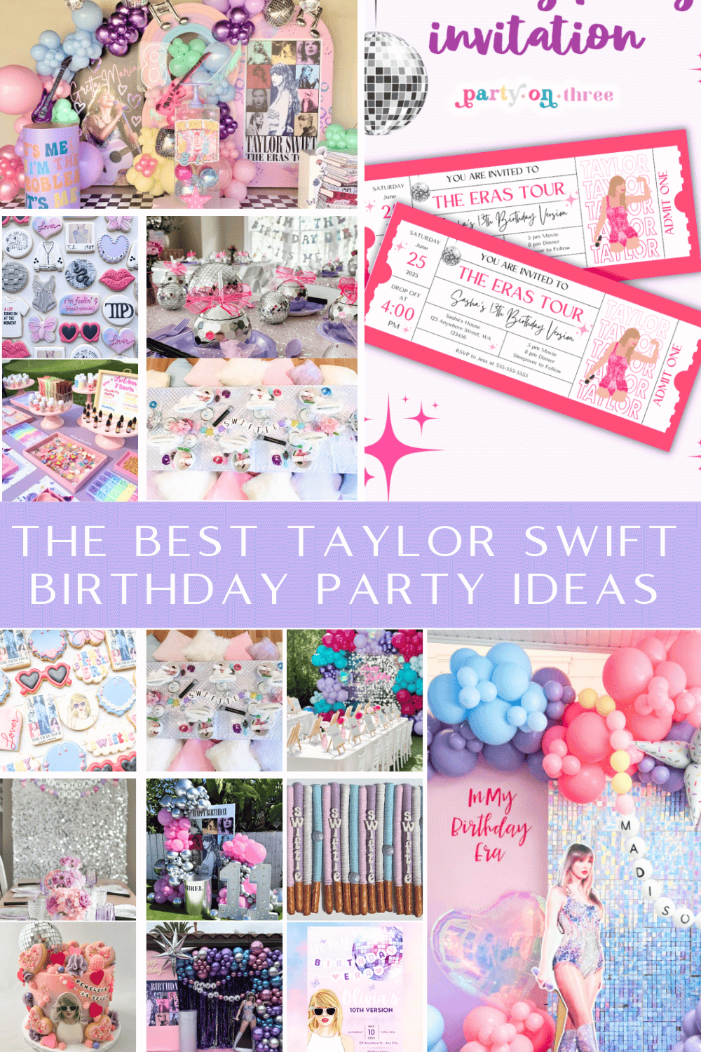 All the Swiftie Vibes: 22+ Taylor Swift Birthday Party Ideas to Steal ...