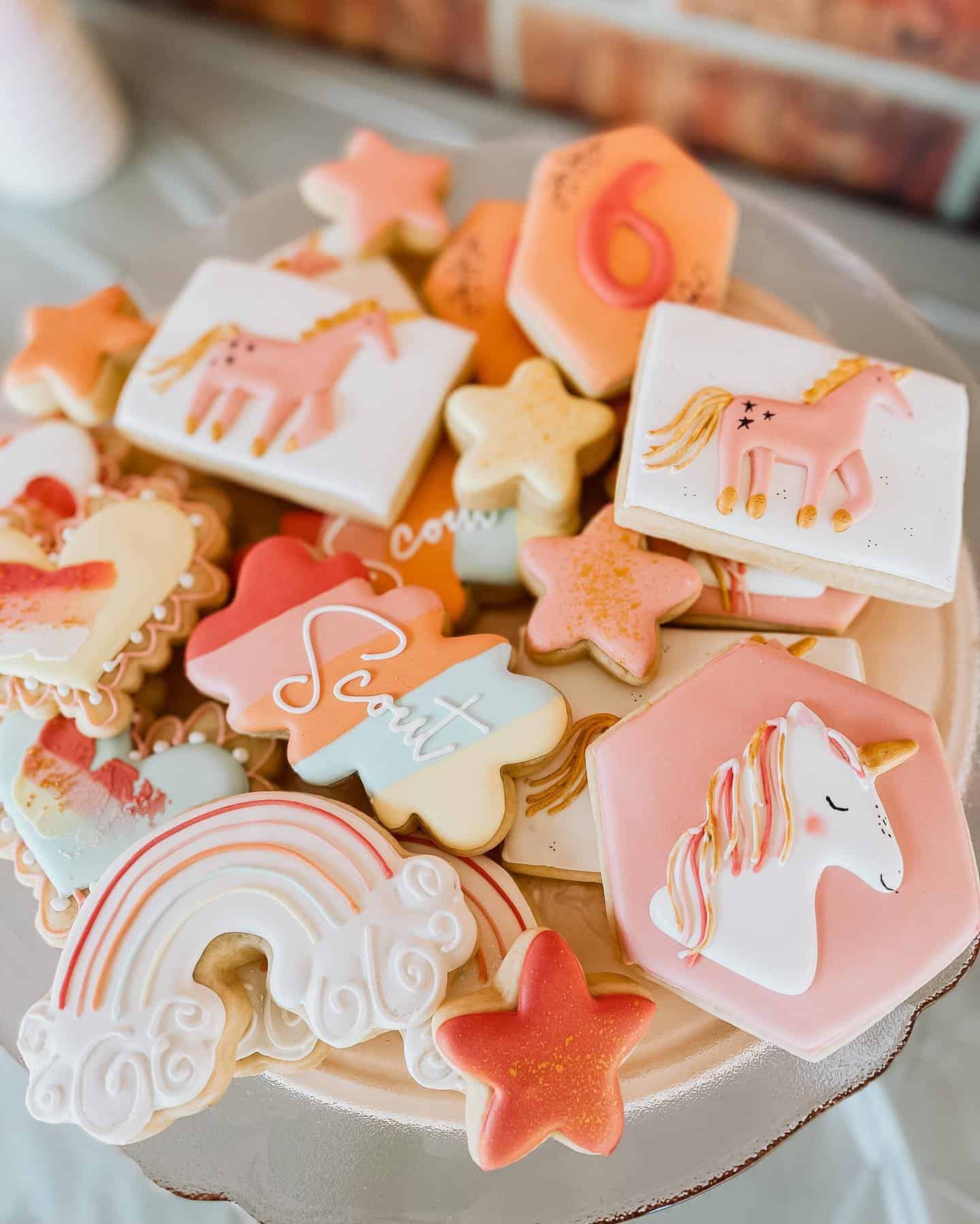 Boho Unicorn Sugar Cookies