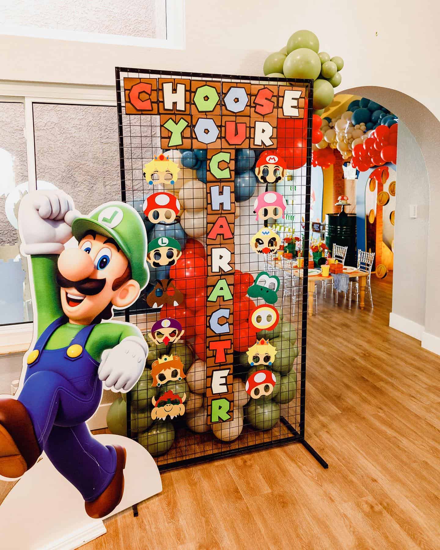 “Choose Your Character” Wall