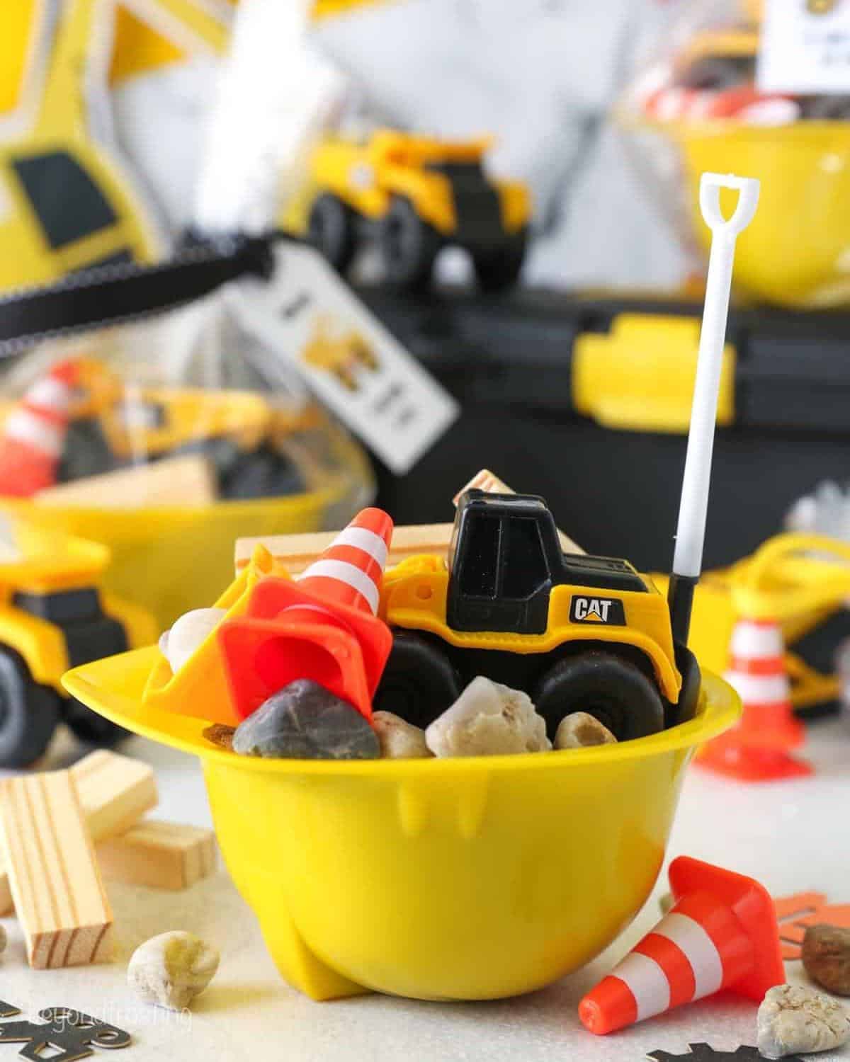 Construction Hat Dessert Bowl