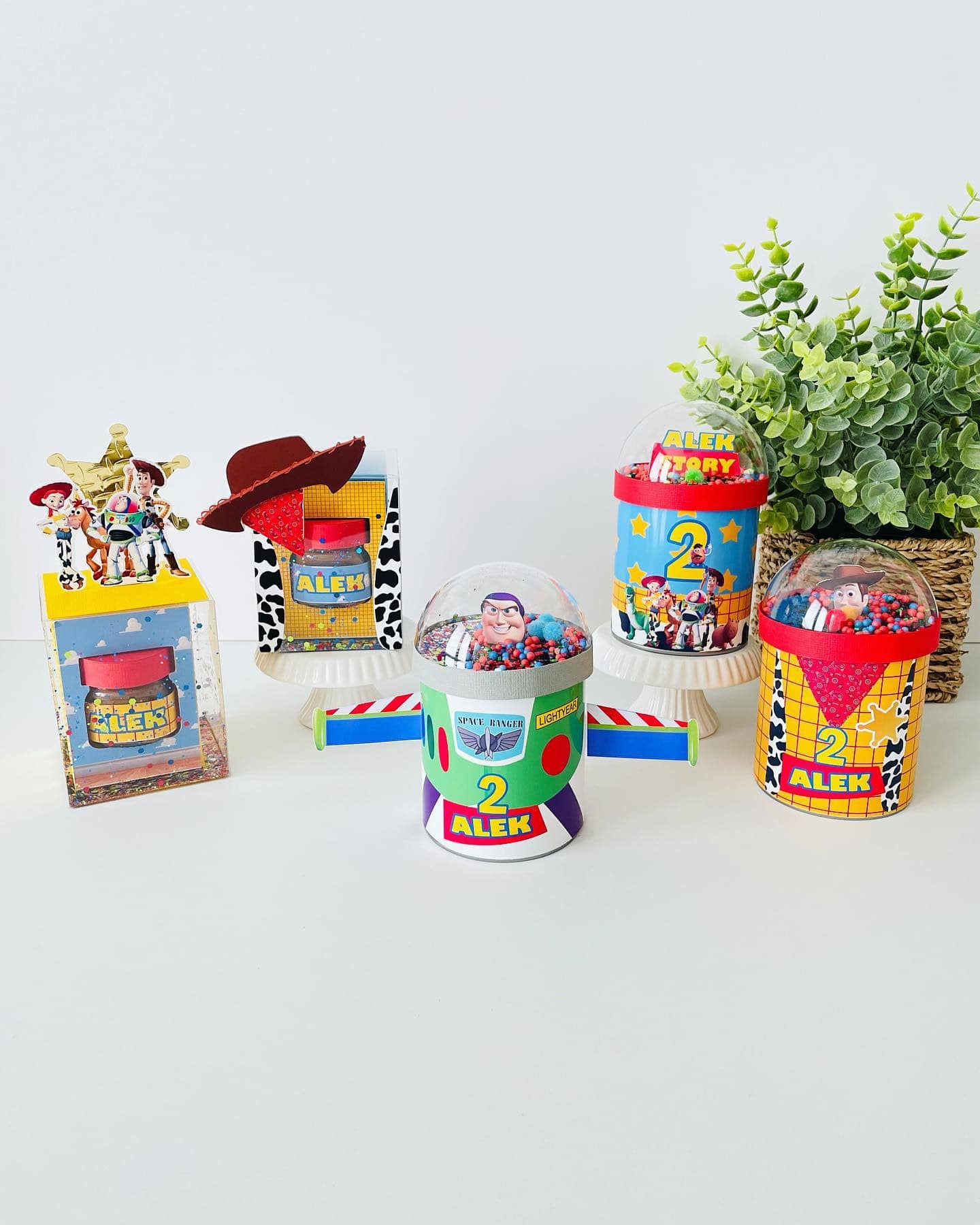 Custom Toy Story Candy Jars