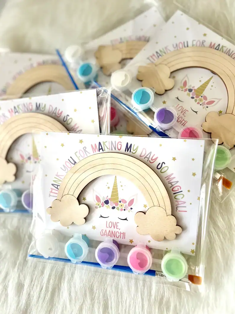 DIY Unicorn Paint Kit Favors