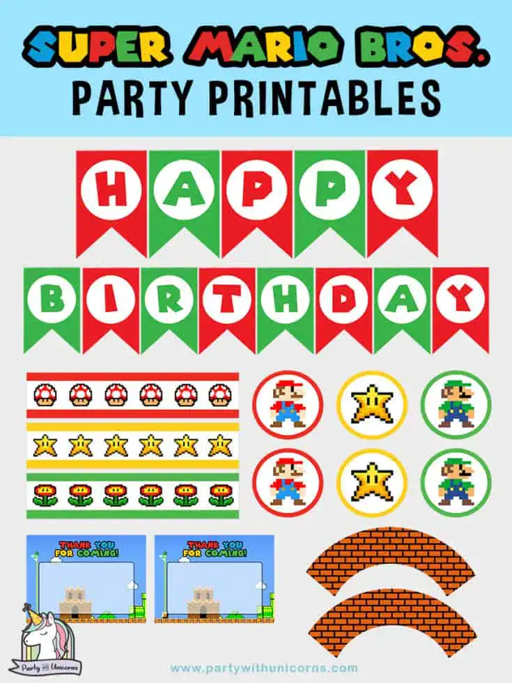 Free Mario Party Printables