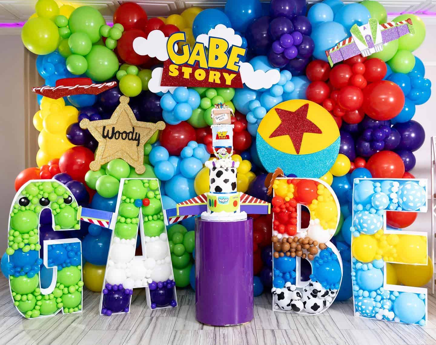 Gabe’s Toy Story Balloon Bash