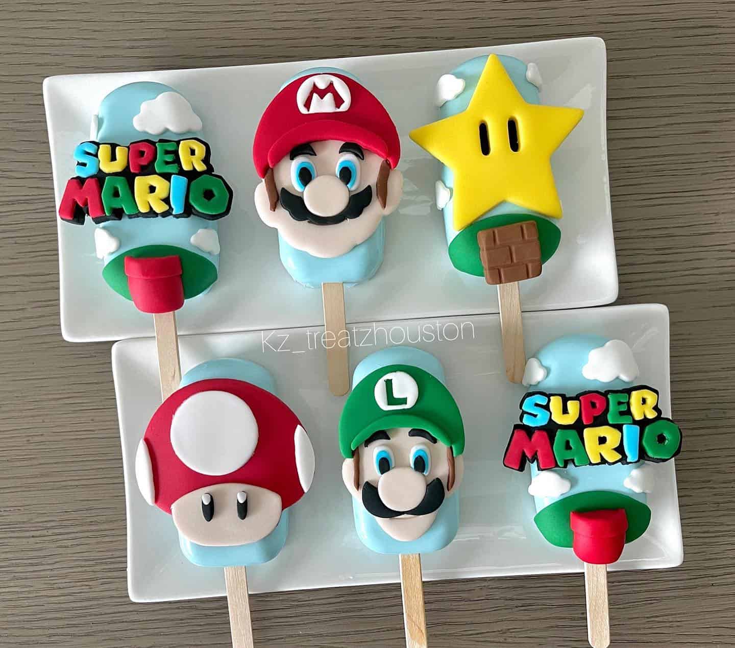 Mario Ice Cream Pops