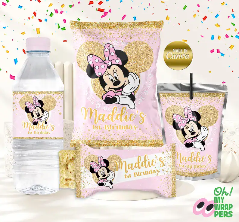 Minnie Mouse Snack Pack Printables