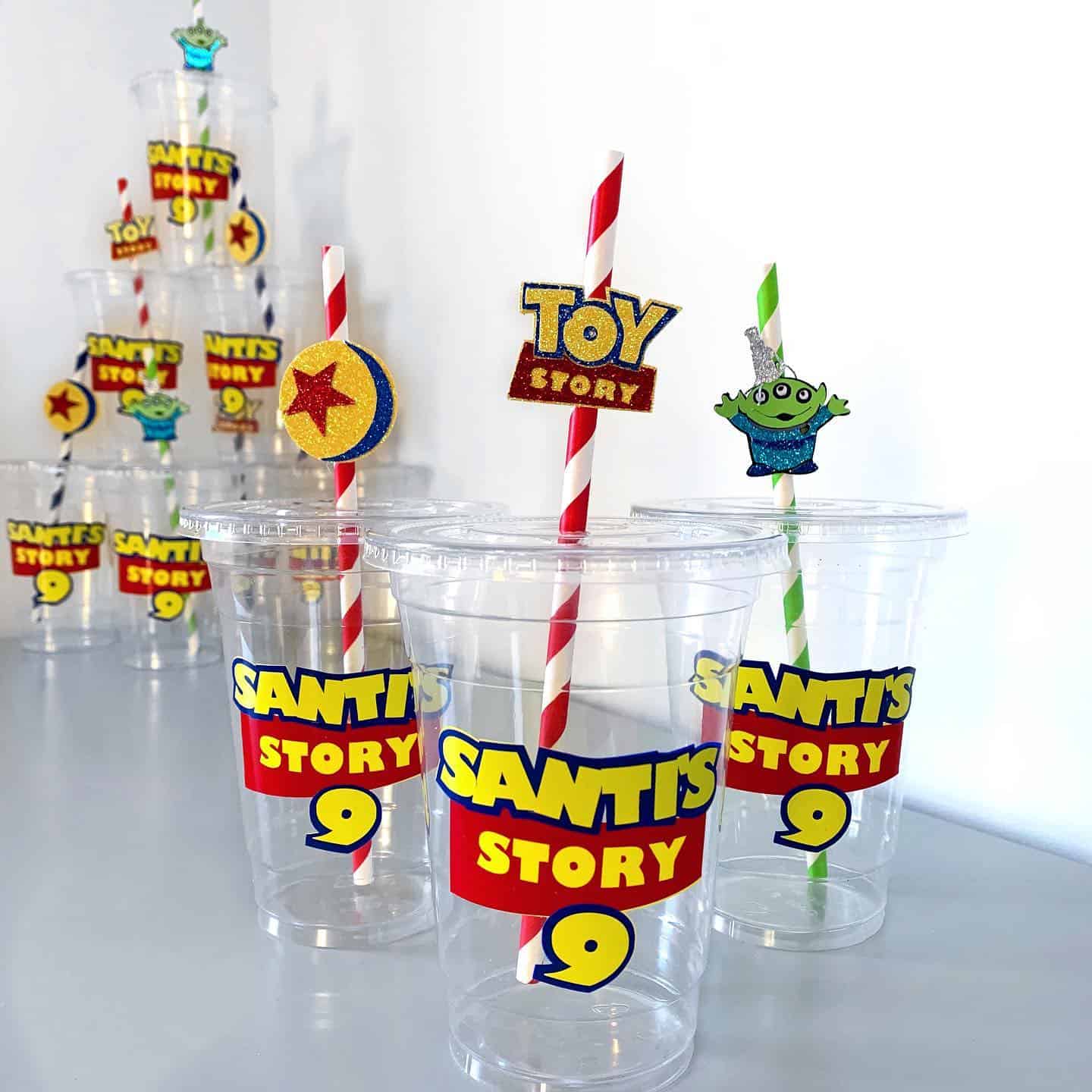 Personalized Toy Story Party Cups