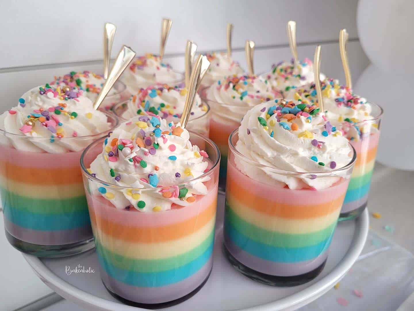 Rainbow Unicorn Parfaits