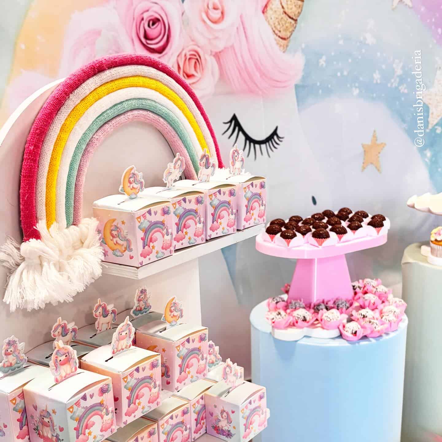 Rainbow Unicorn Treat Display