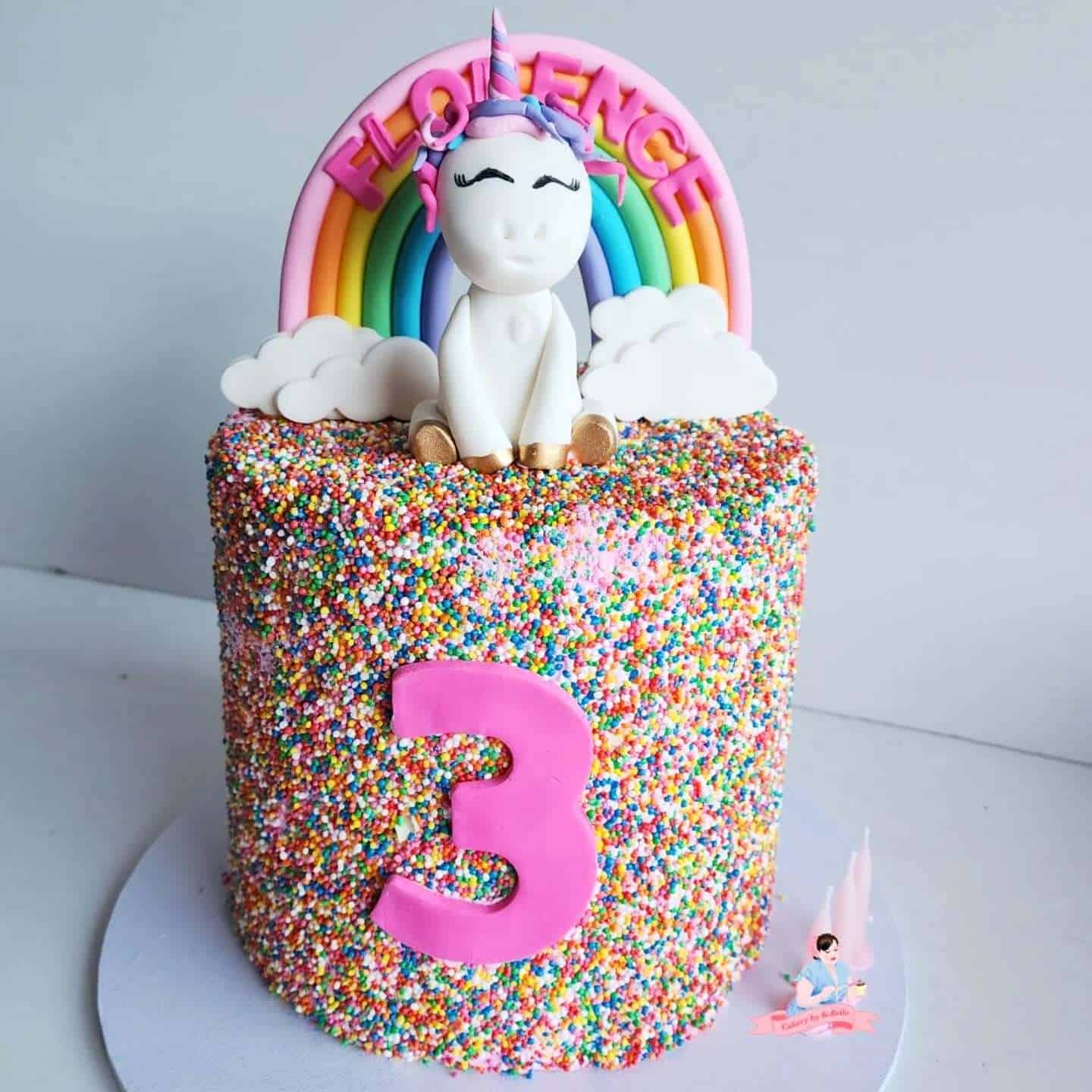Sprinkle Unicorn Birthday Cake