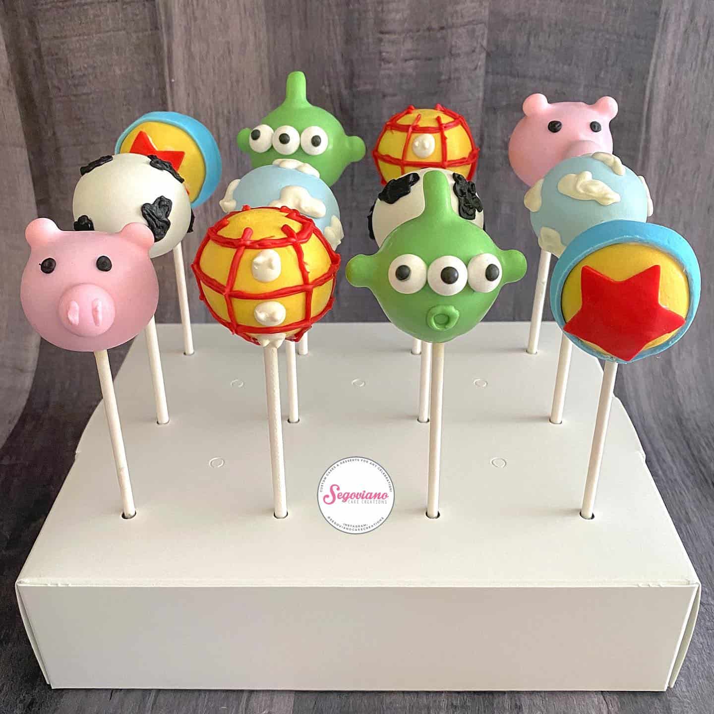 Toy Story Character Cake Pops