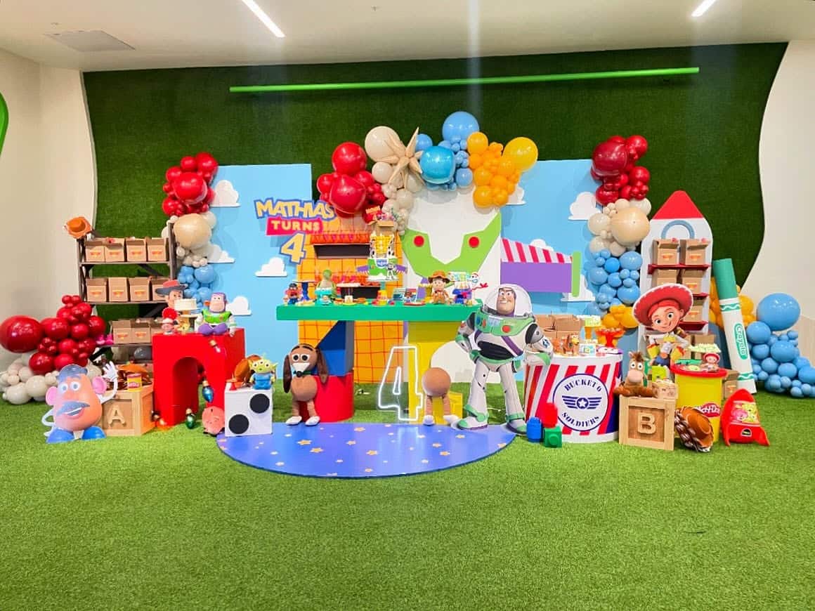 Toy Story Playroom Party Setup