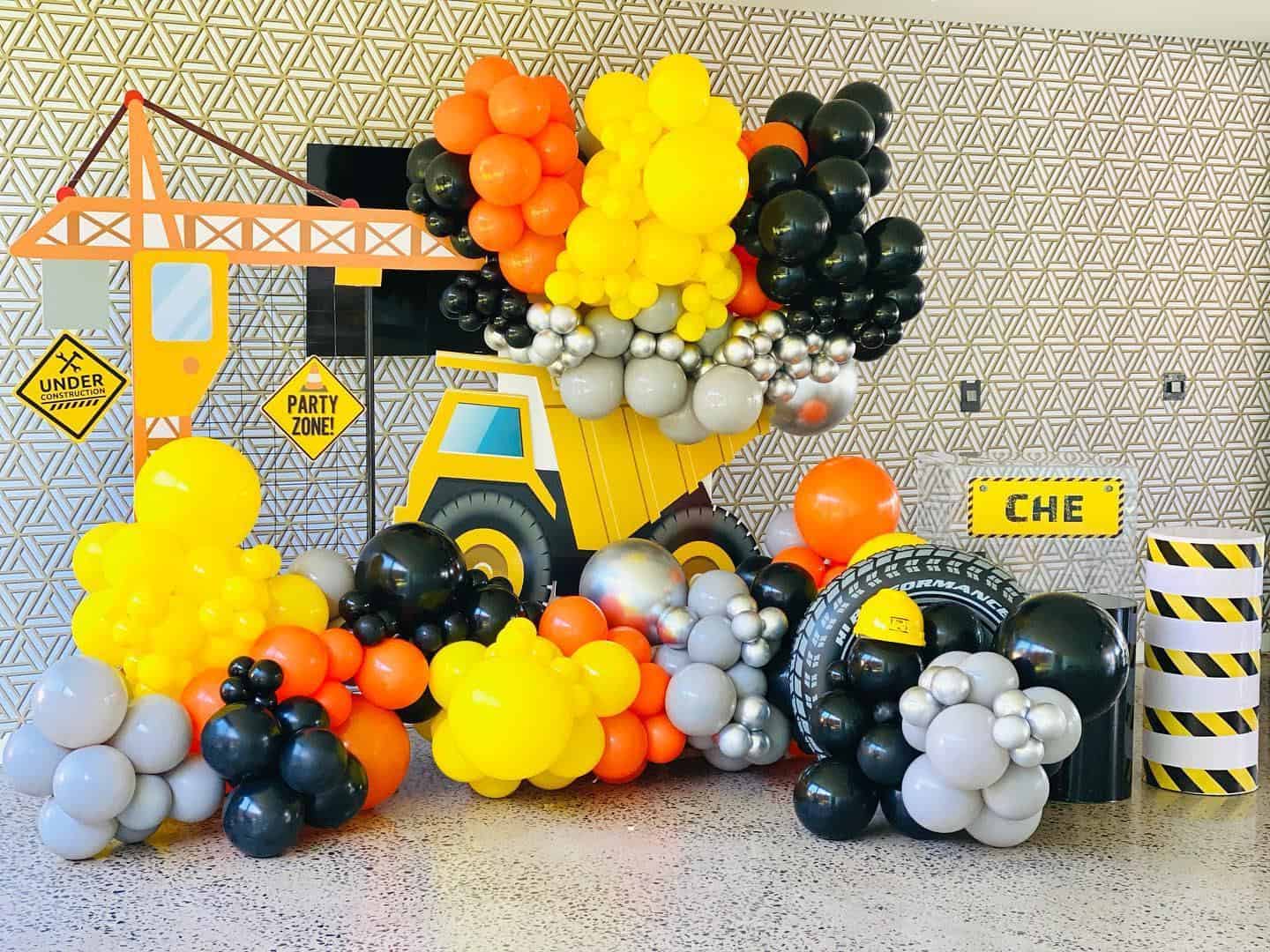 Under Construction Photo Backdrop