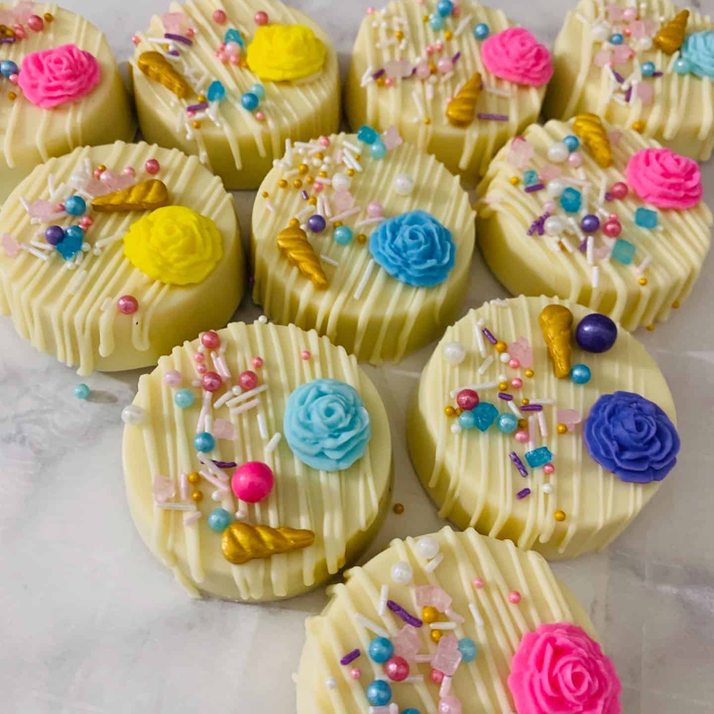 Unicorn Decorated Oreos