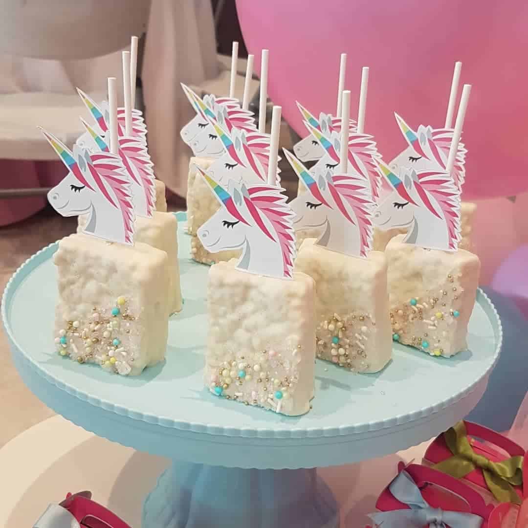 Unicorn Rice Krispie Treats