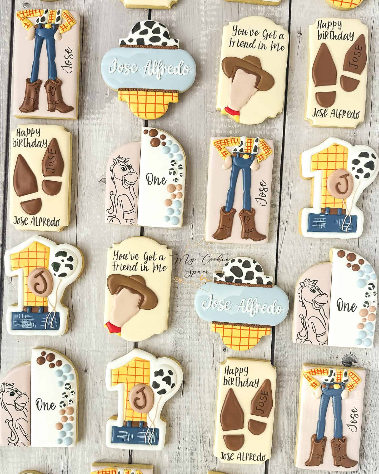 Western Toy Story Sugar Cookies