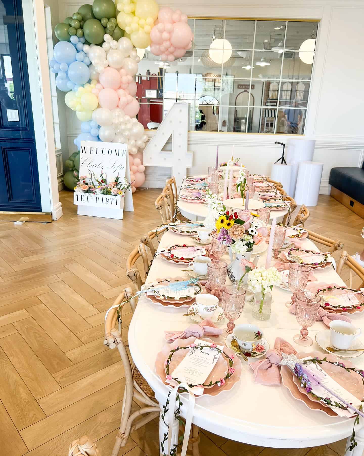 Charming Princess Tea Party Table