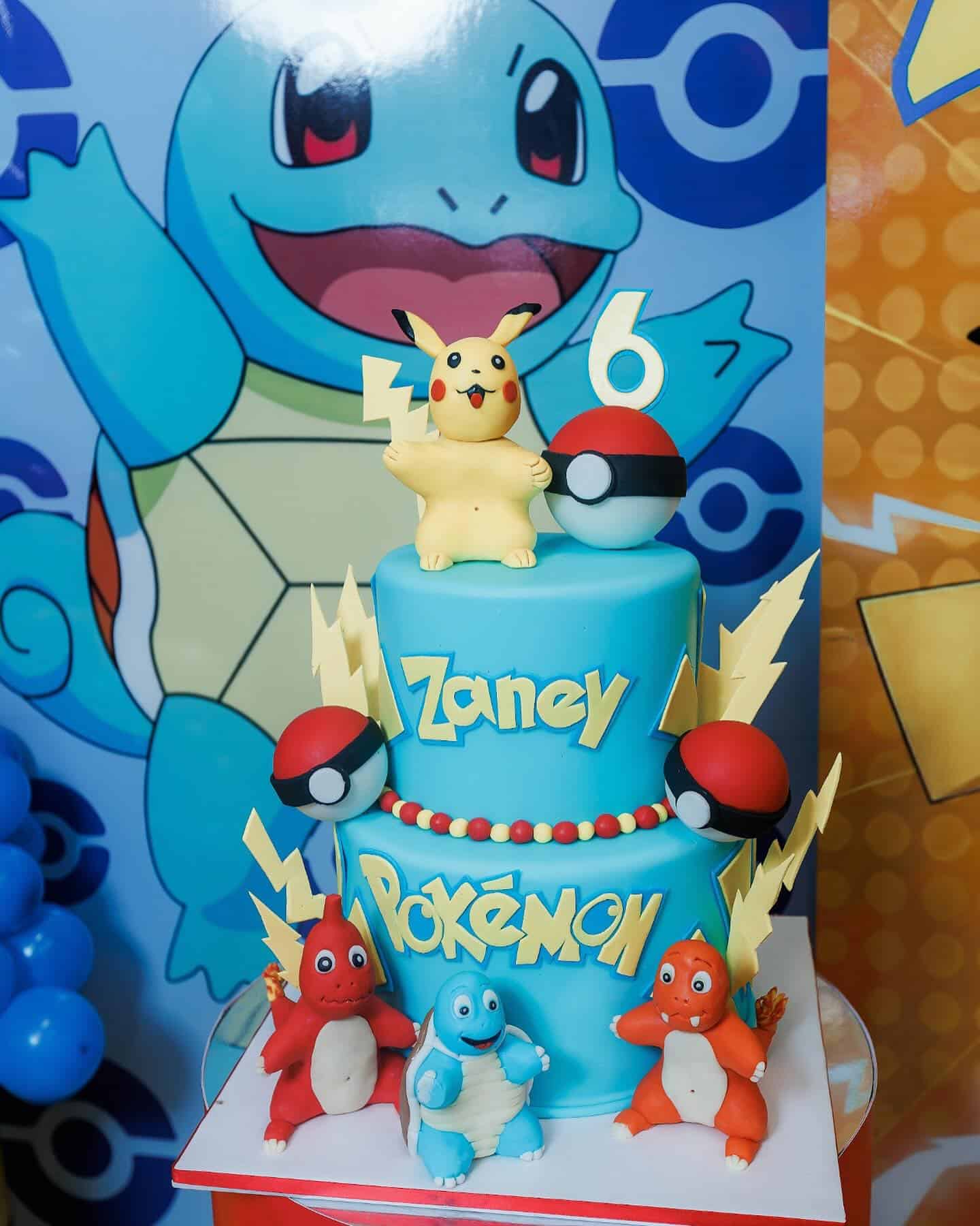 Custom Pokémon Cake Design