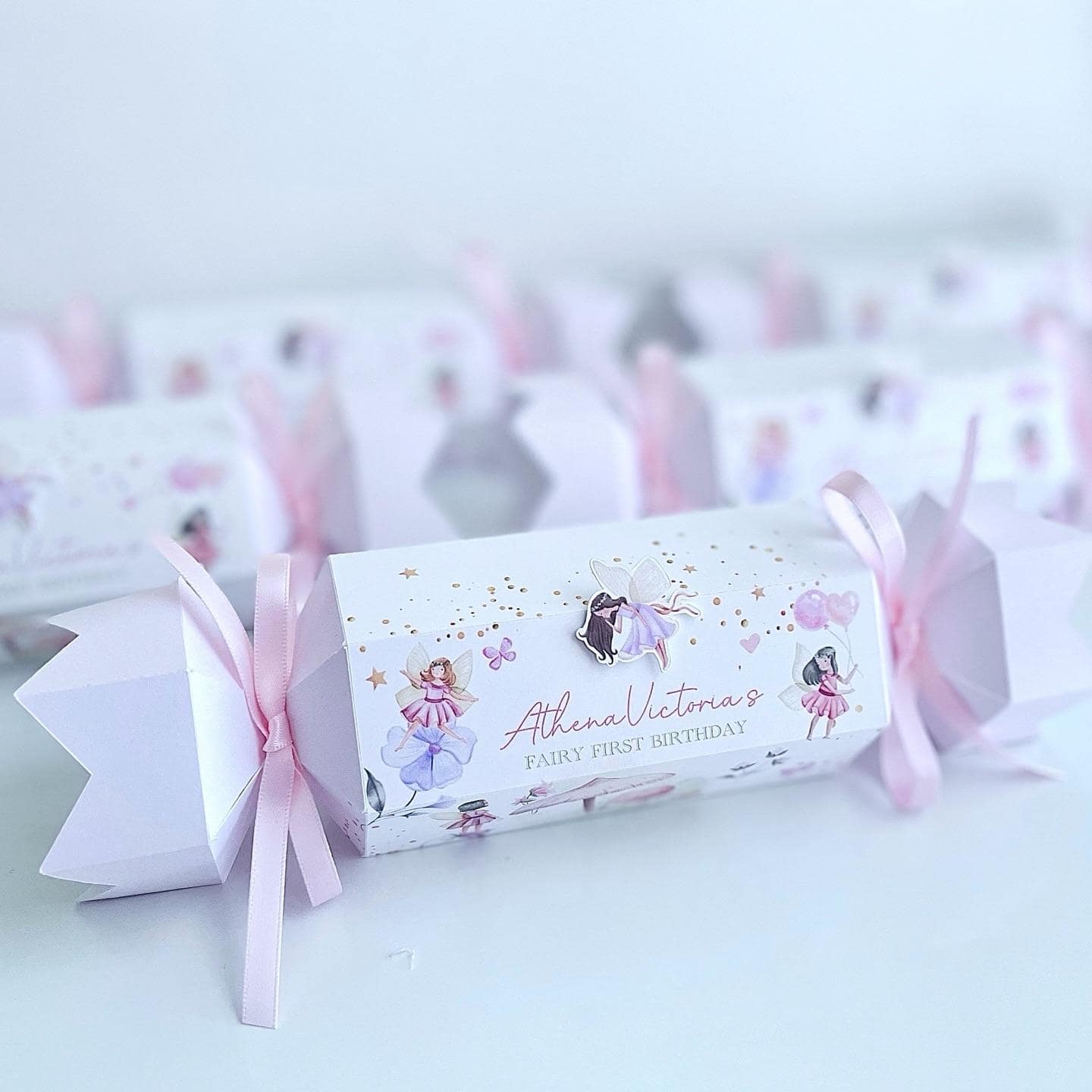 Fairy Birthday Party Cracker Favors