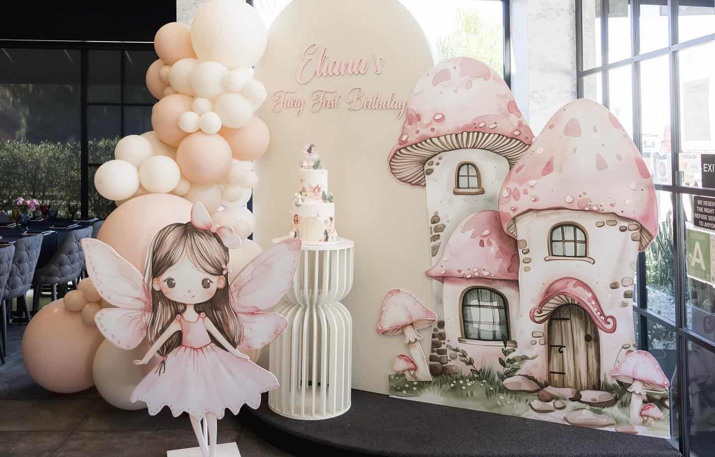 Fairy Garden-Themed Birthday Desserts