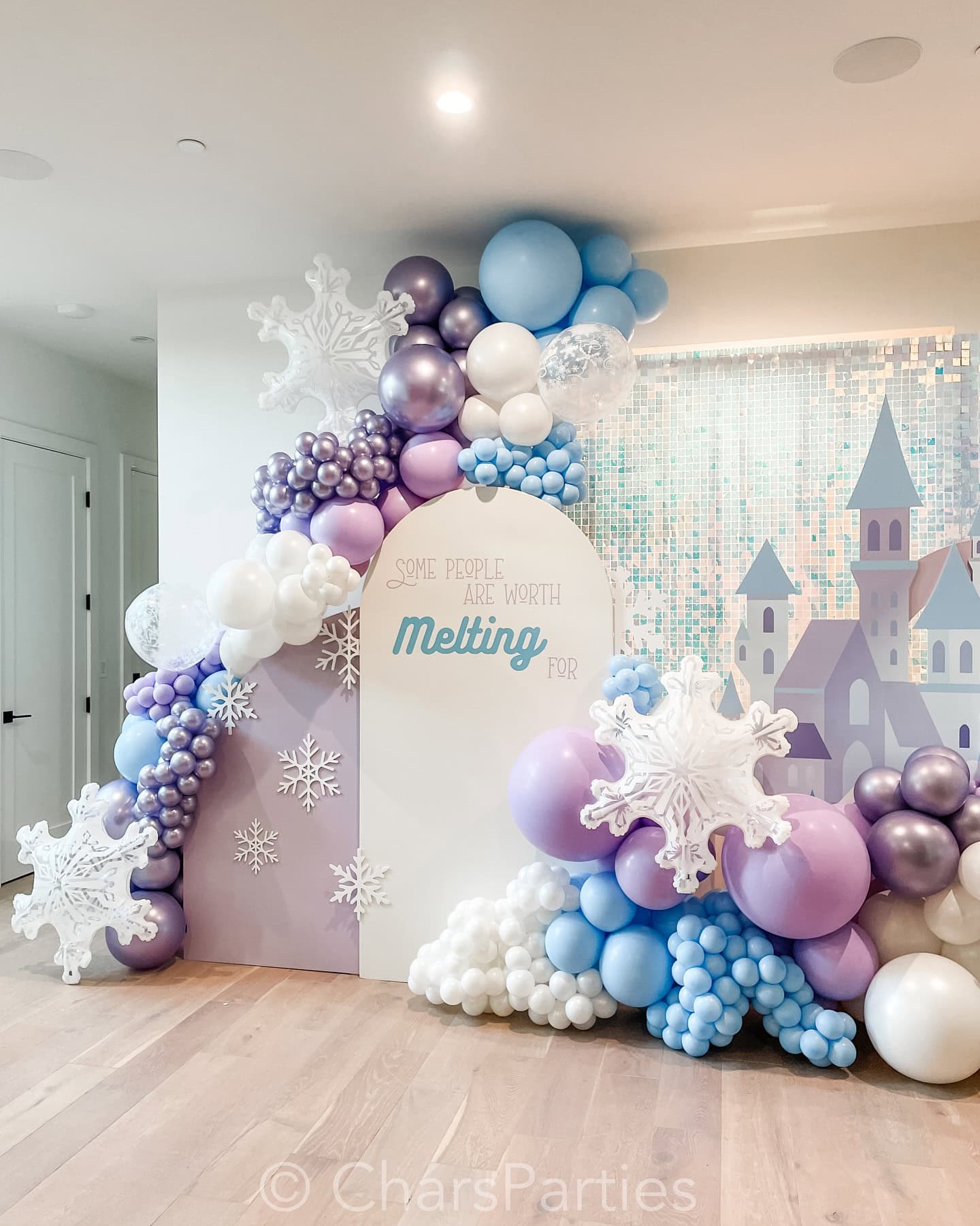 Frozen Balloon Arch Decoration