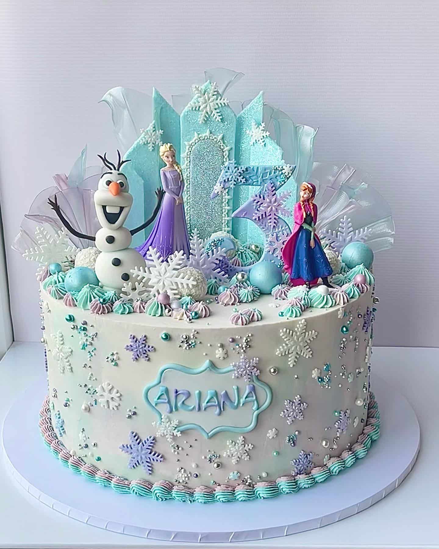 Frozen Birthday Cake Decorations