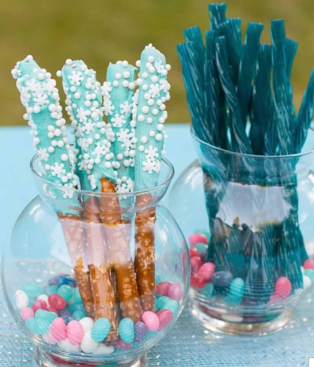 Frozen Themed Pretzel Rods
