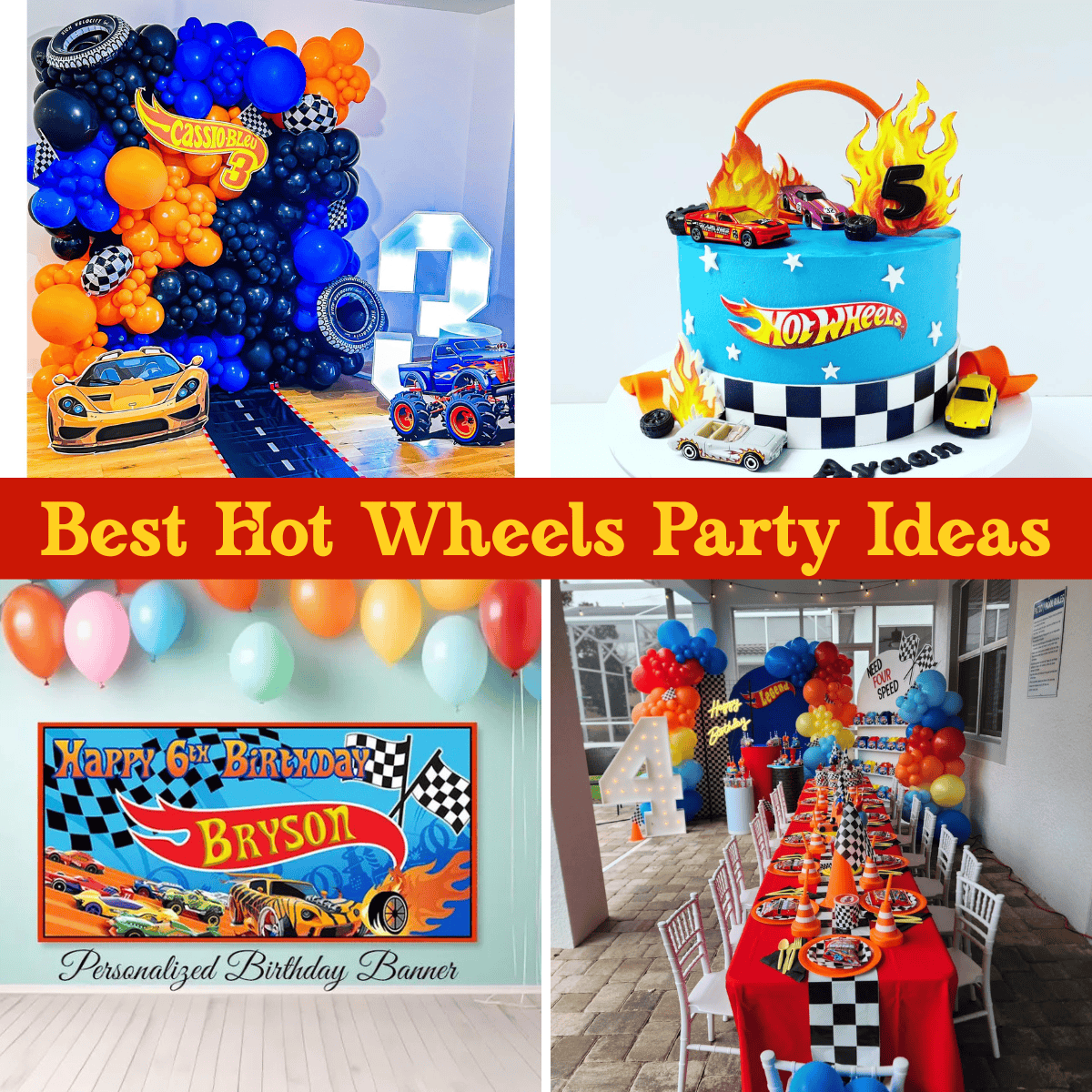 31+ *Full-Throttle* Hot Wheels Birthday Party Ideas That Are Fast & Fun
