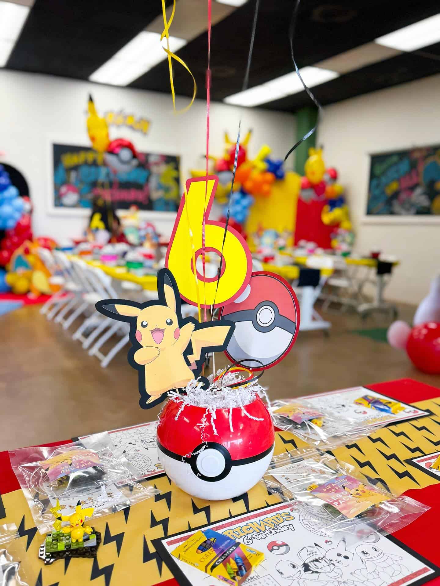 Pikachu Centerpiece Table Decor