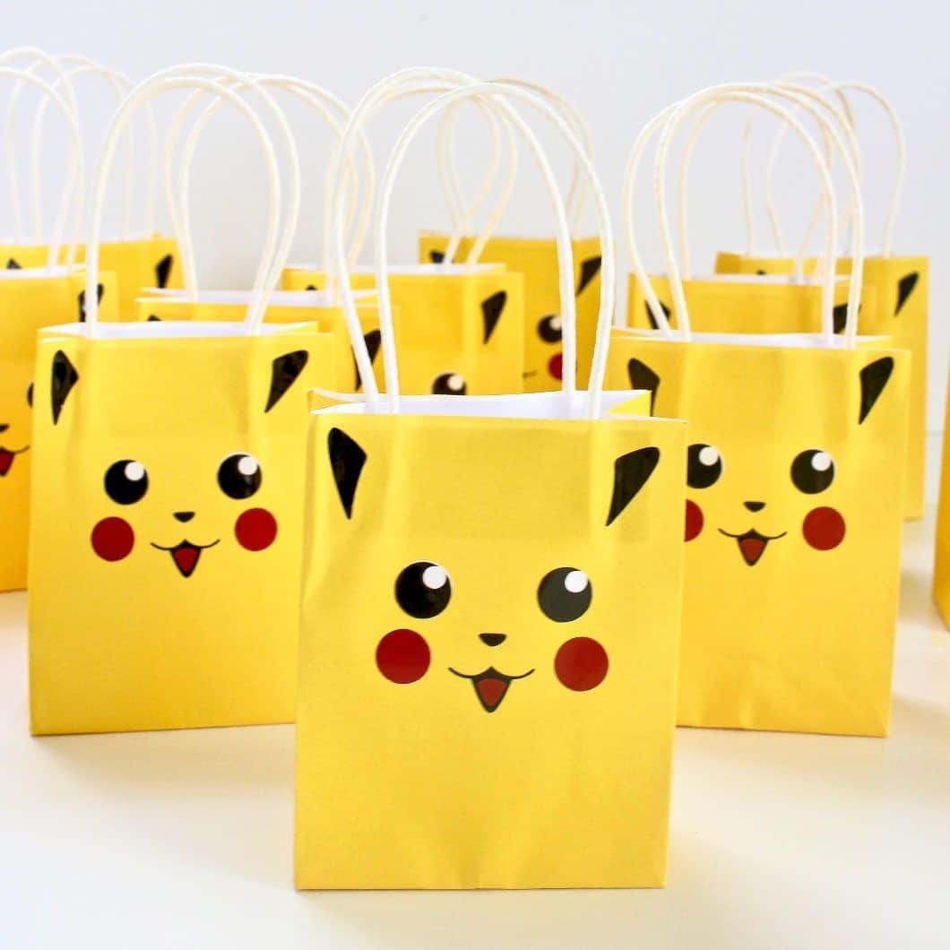Pikachu Party Favor Bags