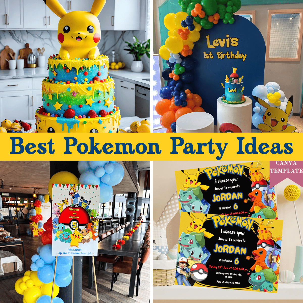 28+ Pokémon Birthday Party Ideas That Are Fun, Simple & *Totally* Awesome