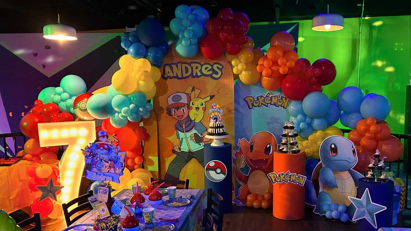 Pokémon Birthday Stage Decor