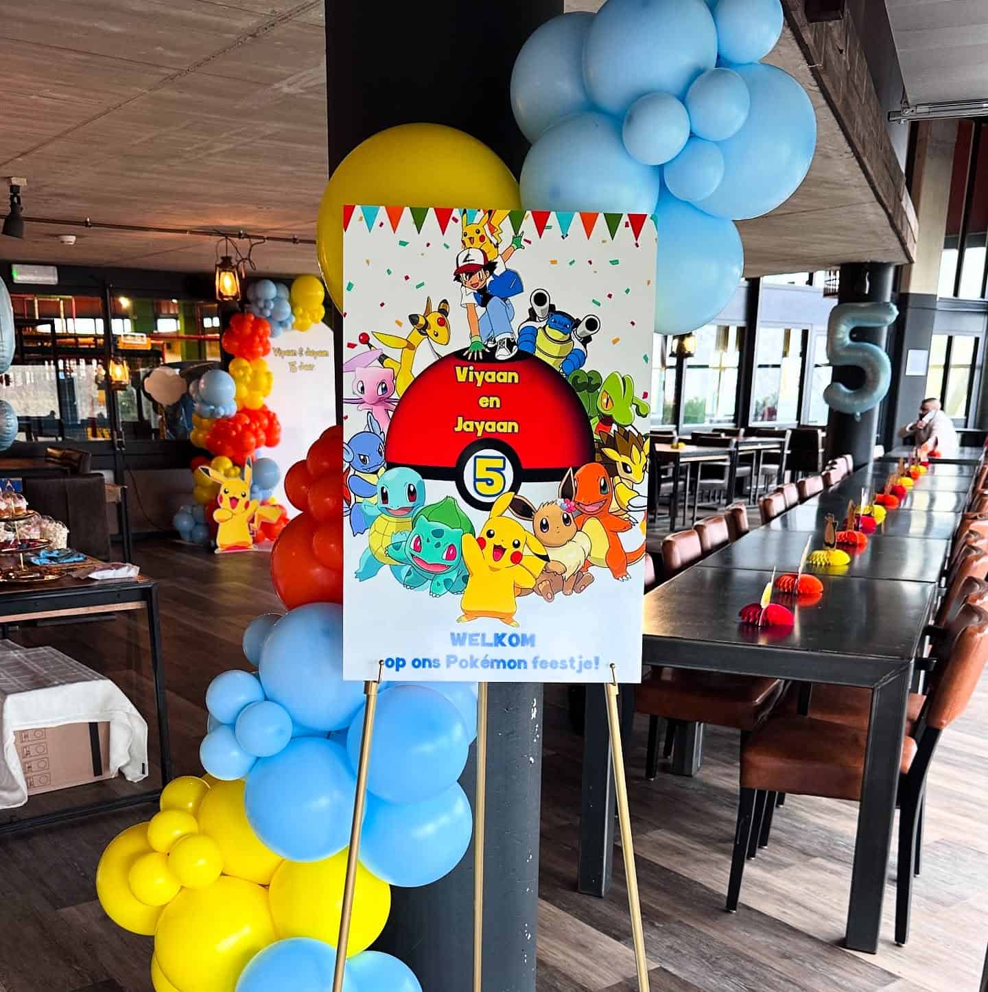 Pokémon Party Welcome Sign