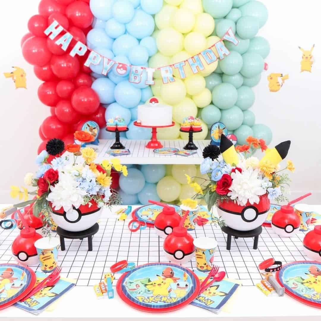 Pokémon-Themed Table Setting