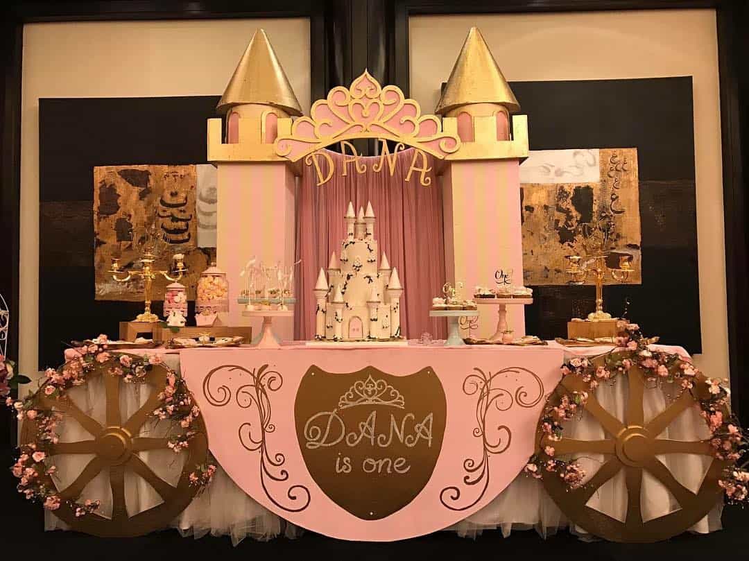 Princess Castle Dessert Table