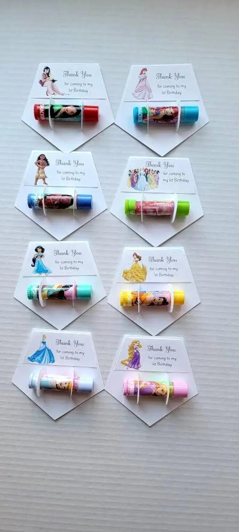 Princess Lip Balm Party Favors
