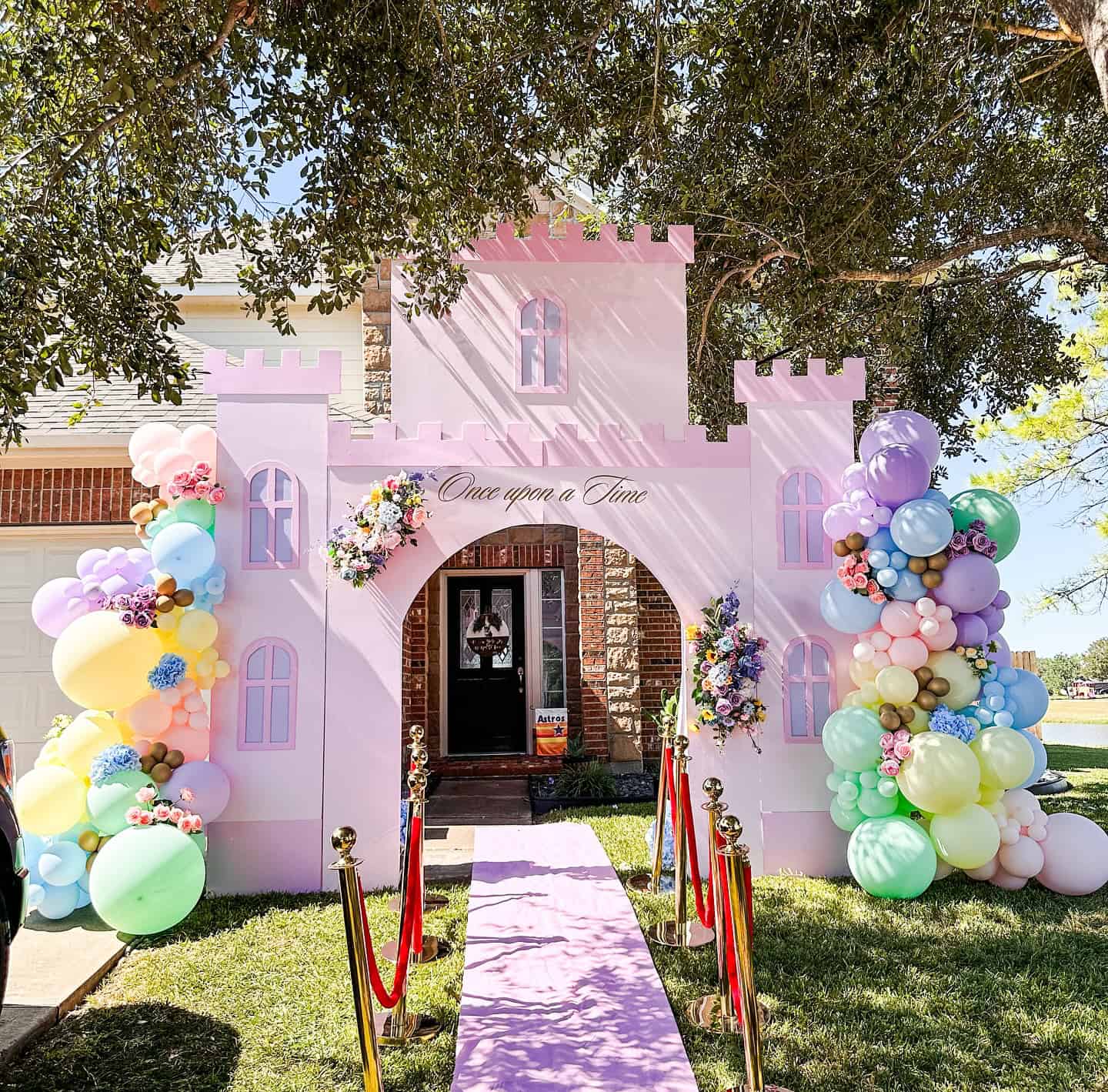 Princess Party Castle Entrance