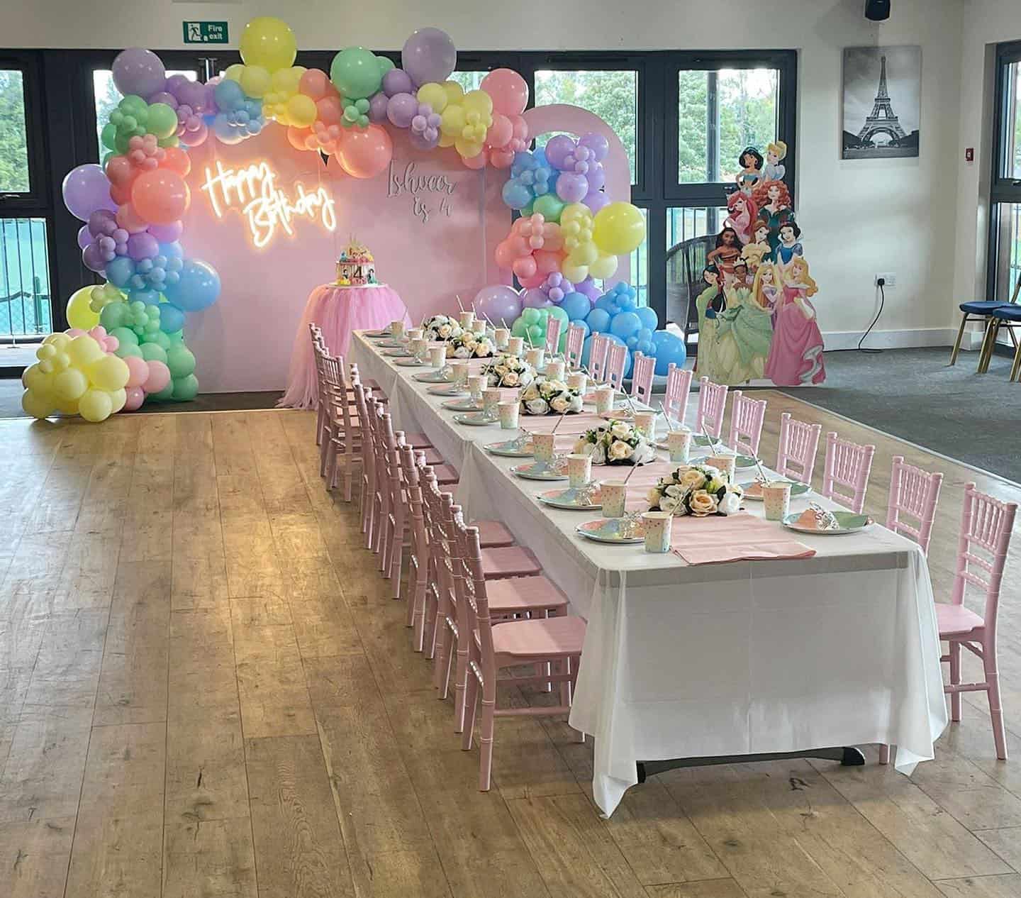 Princess Party Pastel Balloon Arch