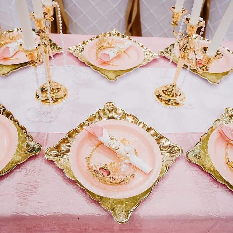 Royal Table Setting with Crowns