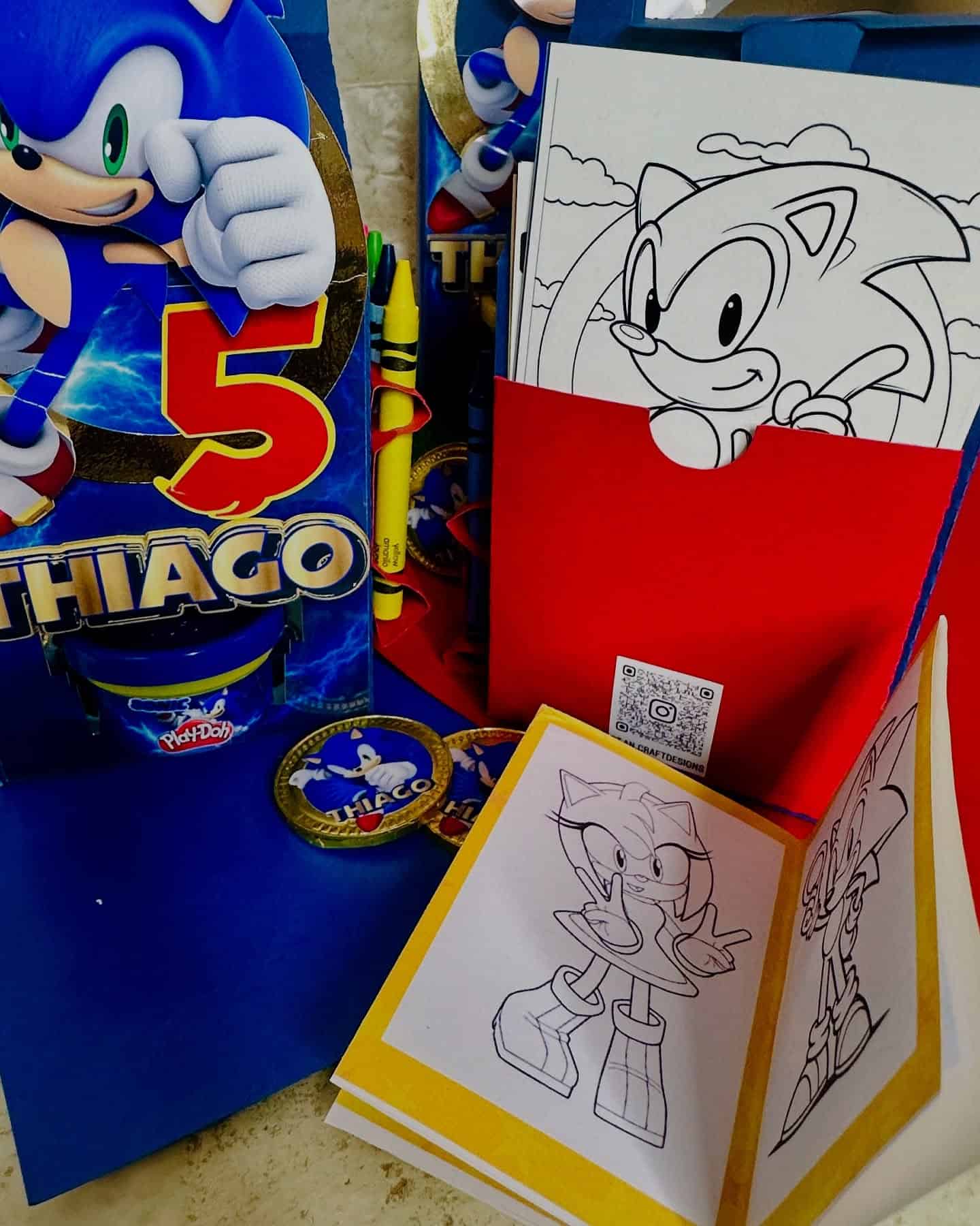 Sonic Coloring and Activity Party Kit