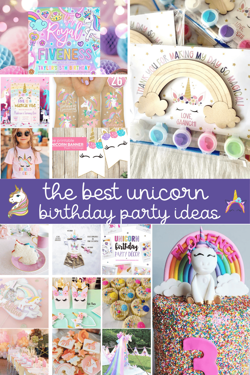 33+ of the Most *Magical* Unicorn Birthday Party Ideas - Party on Three