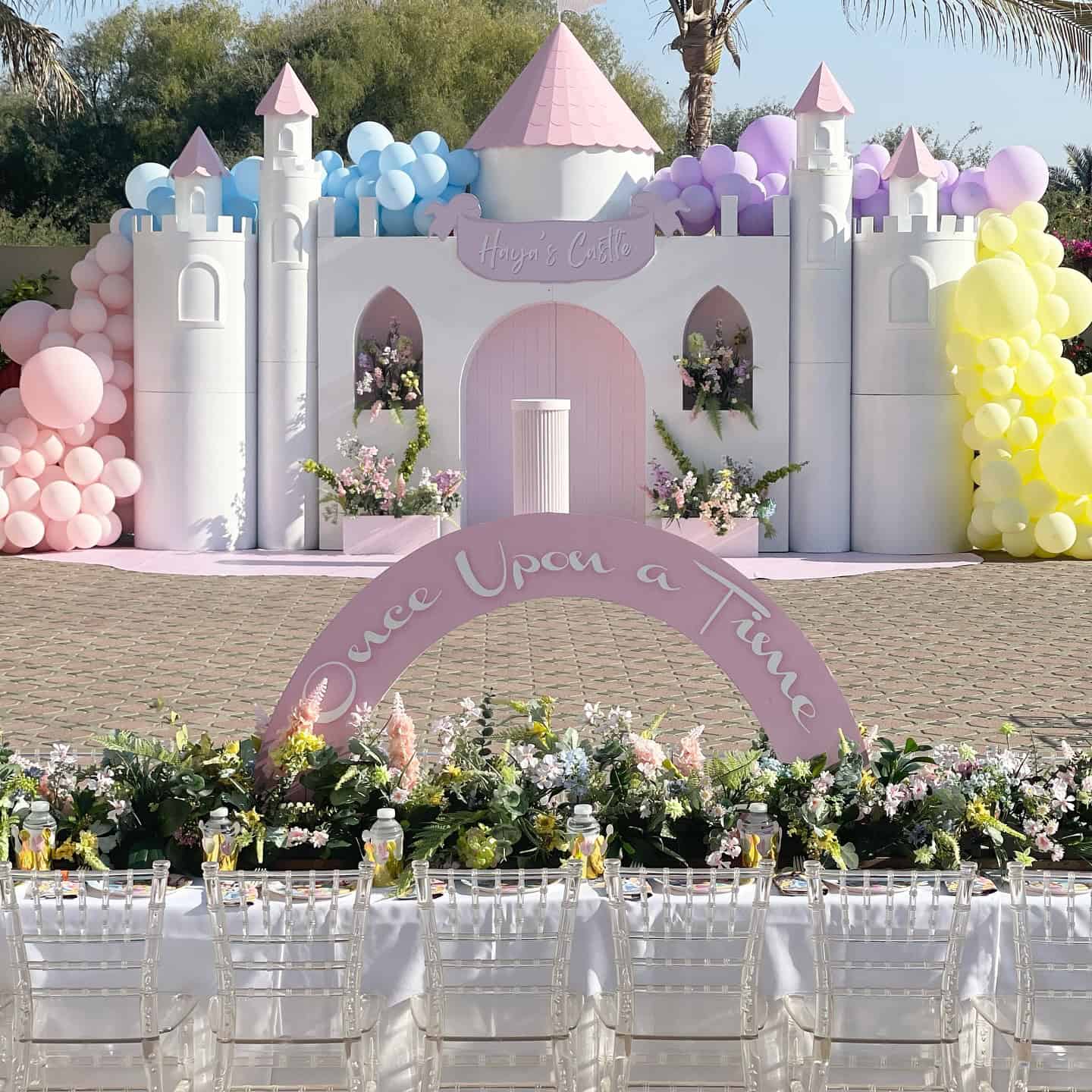 Whimsical Outdoor Castle Party