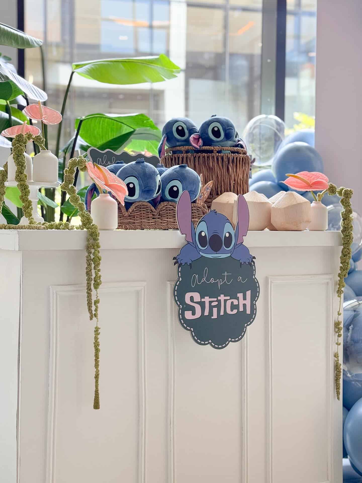 Adopt a Stitch Party Favor Table