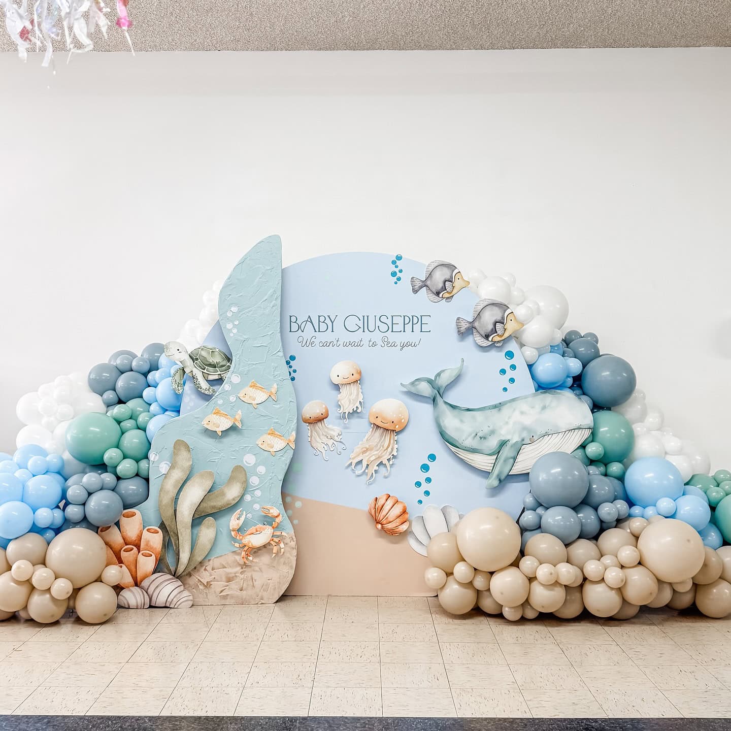Baby Shower Under the Sea Backdrop