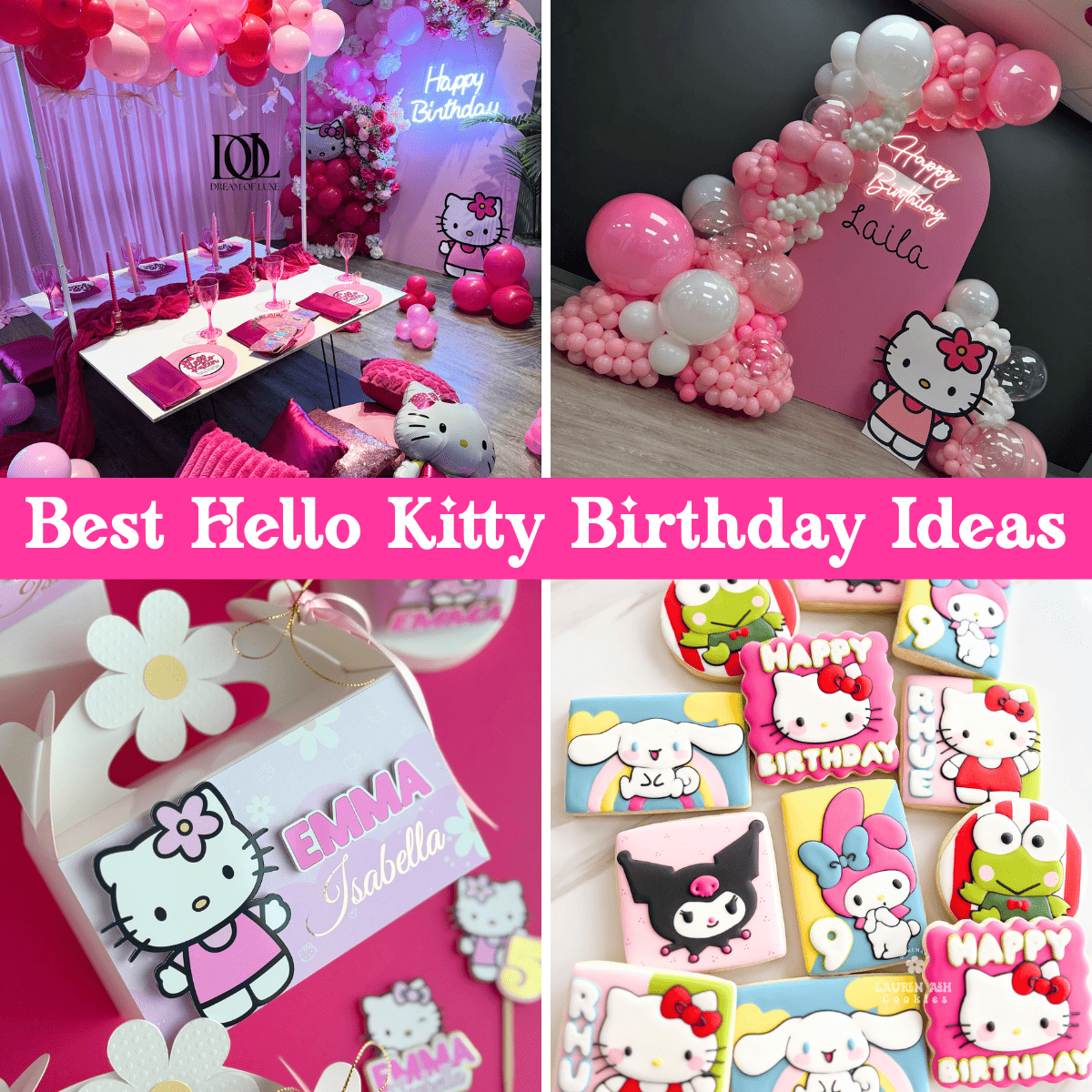 22+ *Insanely Cute* Hello Kitty Birthday Party Ideas