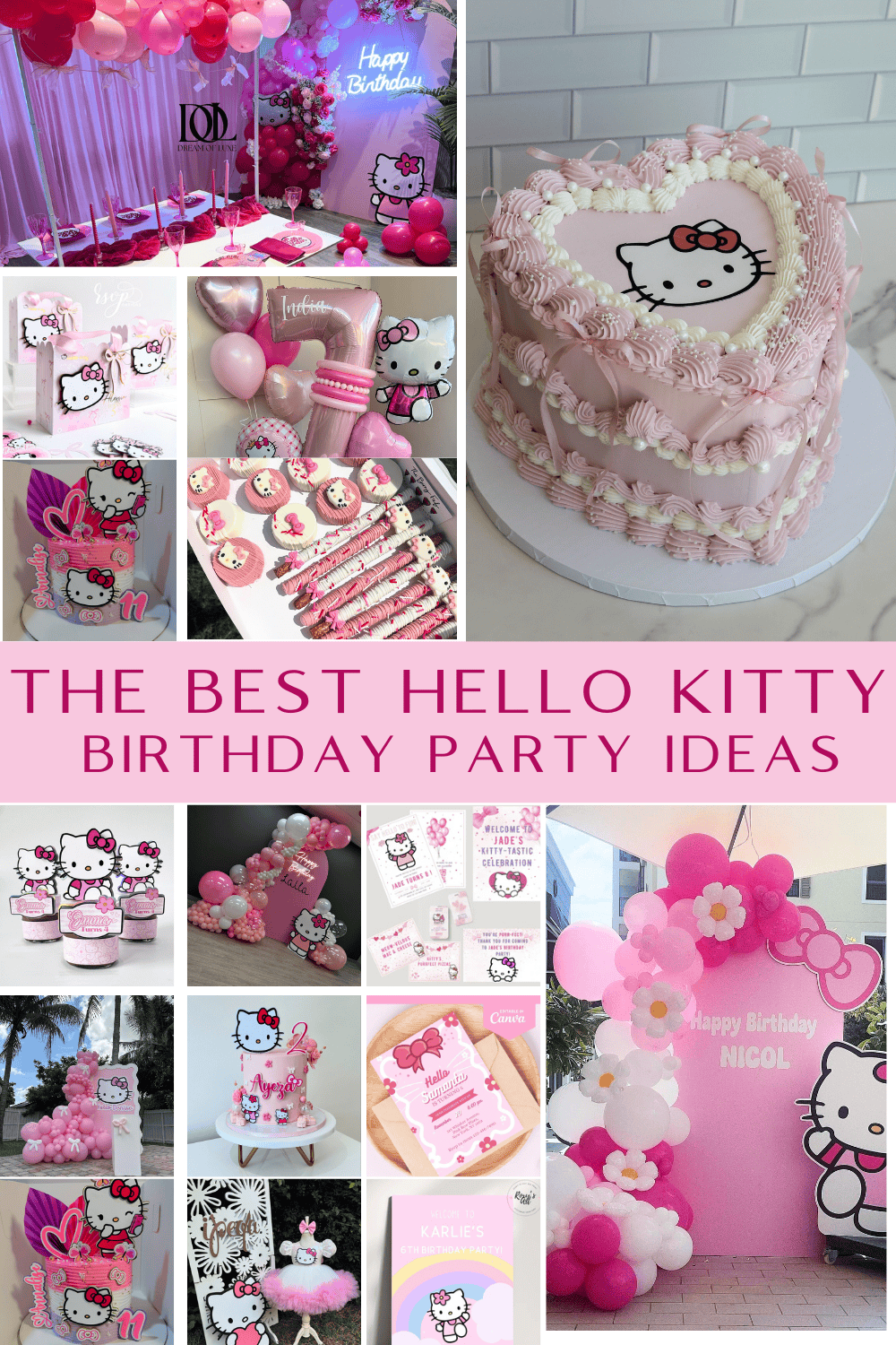 22+ *Insanely Cute* Hello Kitty Birthday Party Ideas - Party on Three