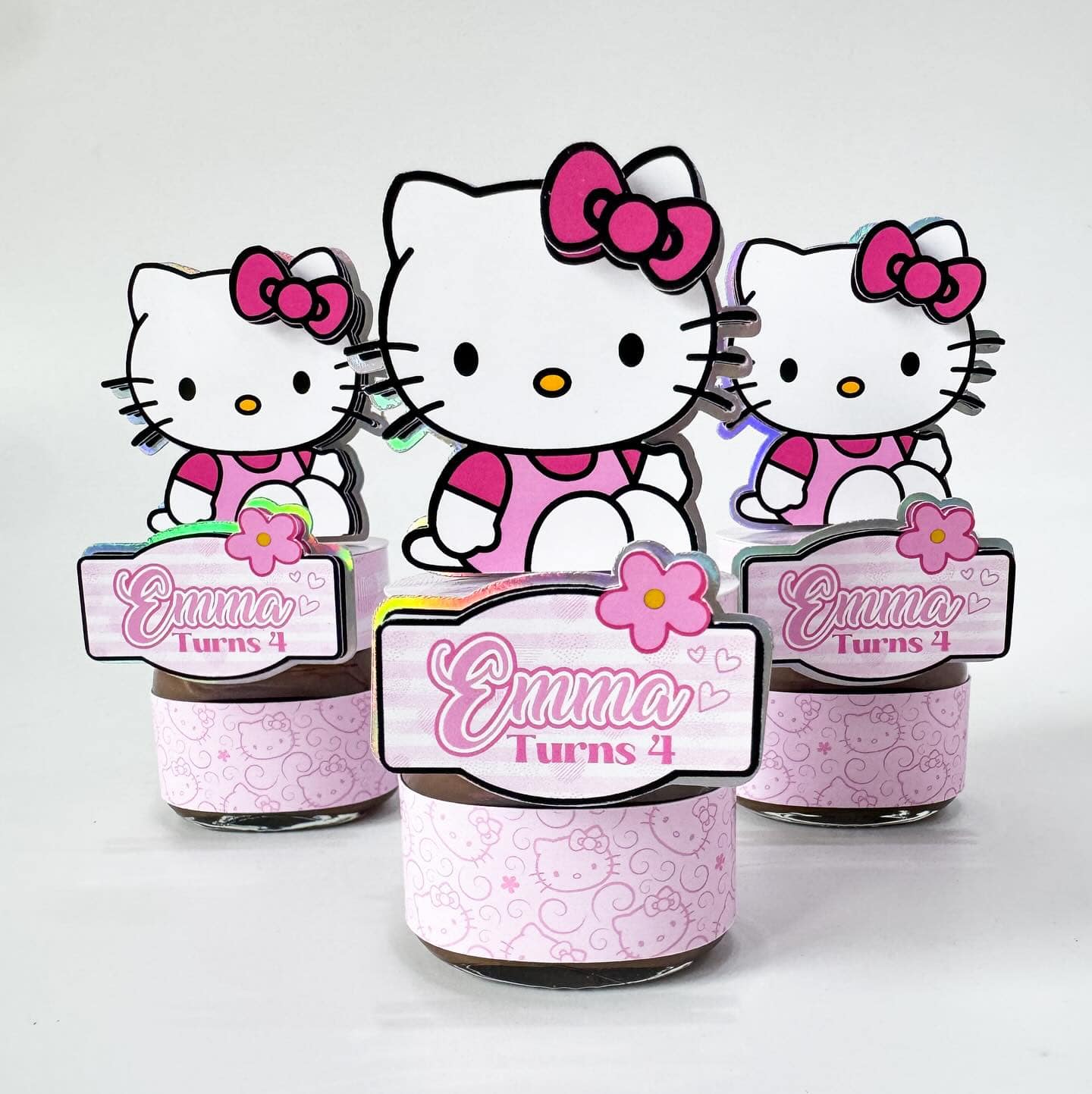 Hello Kitty Custom Party Jar Favors