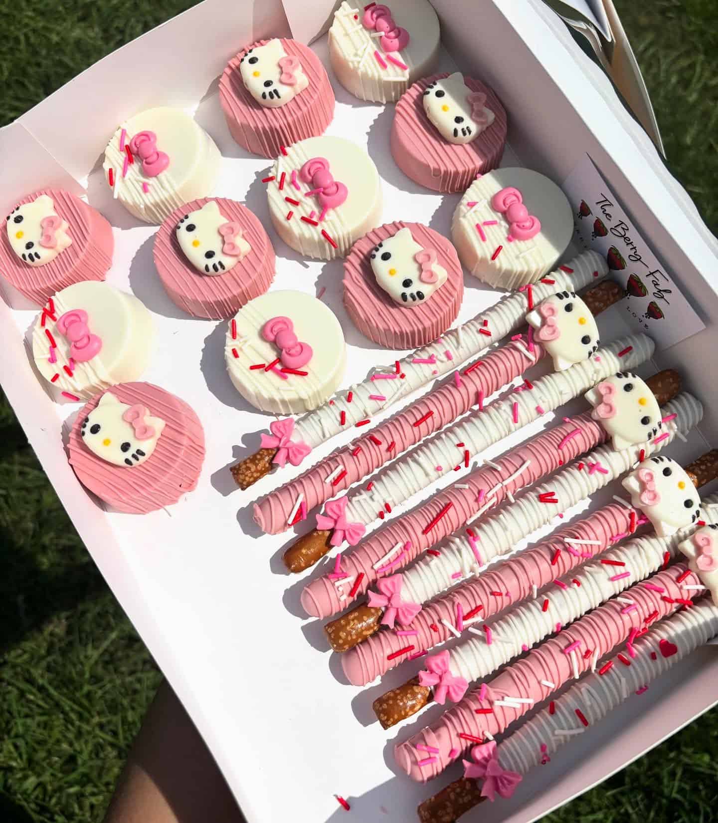 Hello Kitty Dipped Treats and Pretzels
